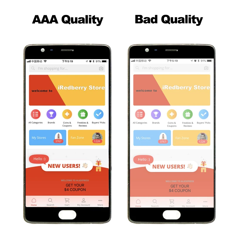100% протестированный ЖК-дисплей A3000 для oneplus 3 A3003 сенсорный экран дигитайзер