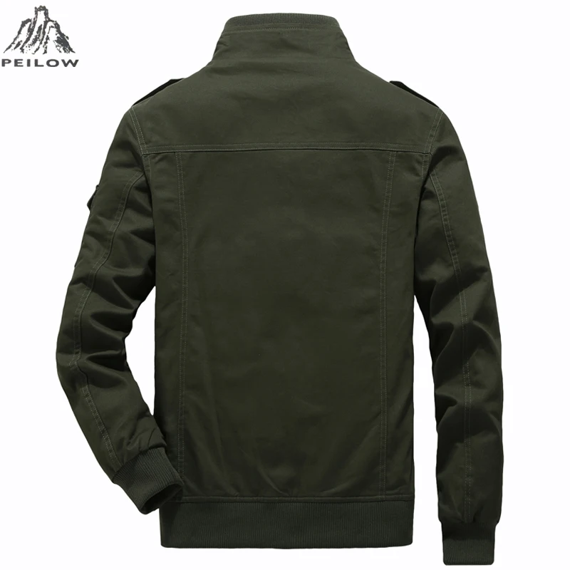Большие размеры M~ 6XL, осенняя Военная тактическая куртка для мужчин, хлопок, летная куртка-карго, мужская зимняя куртка-бомбер