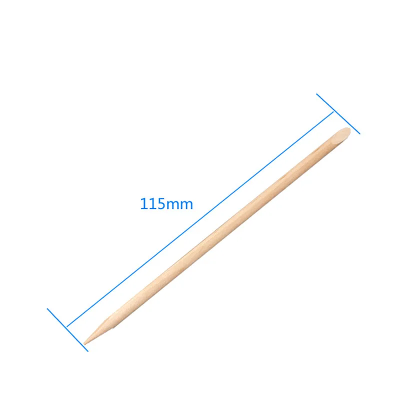100 шт. инструмент для удаления кутикулы из оранжевого дерева|wood stick cuticle pusher|cuticle