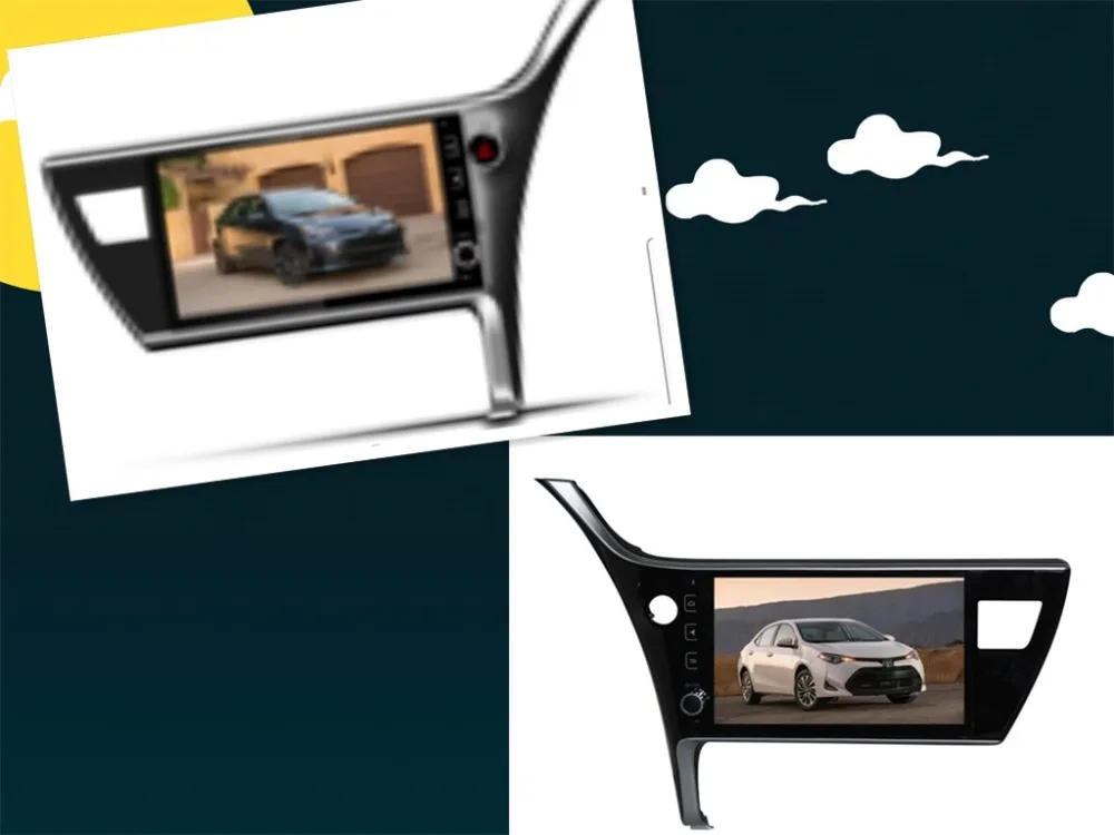 10 1 ''автомобильный dvd плеер на основе Android GPS 8 0 7 радио авто навигация для TOYOTA