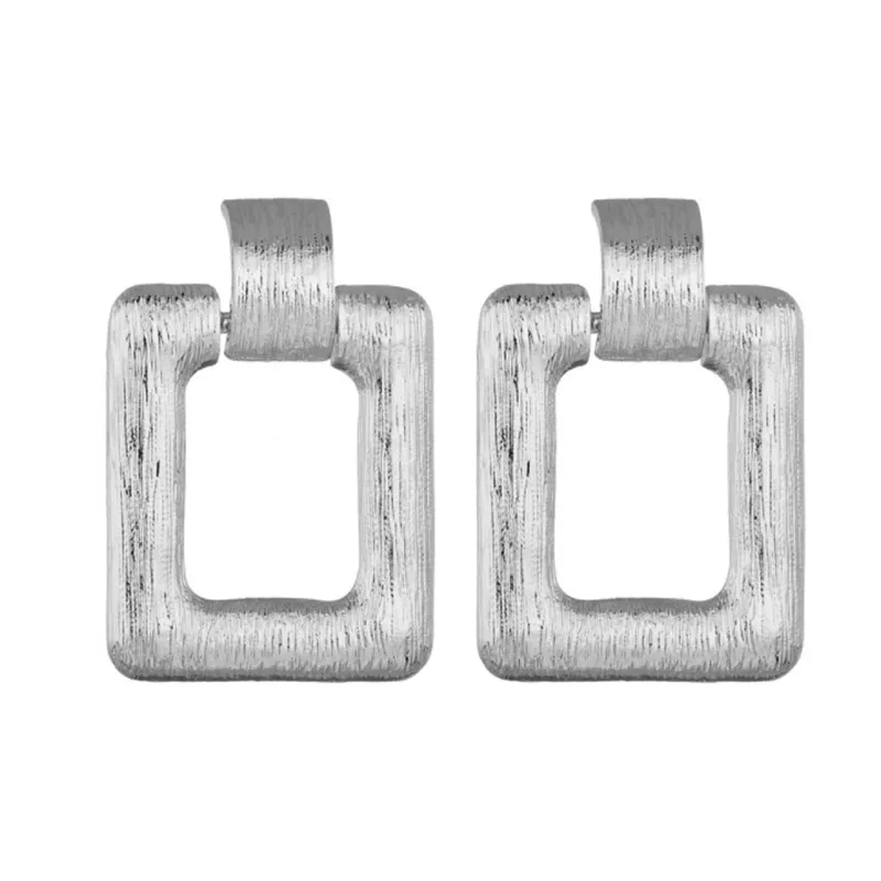 2019 Fashion Earrings Jewelry Gold Metal Irregular Geometric Earring For Women Boucle d'oreille | Украшения и аксессуары