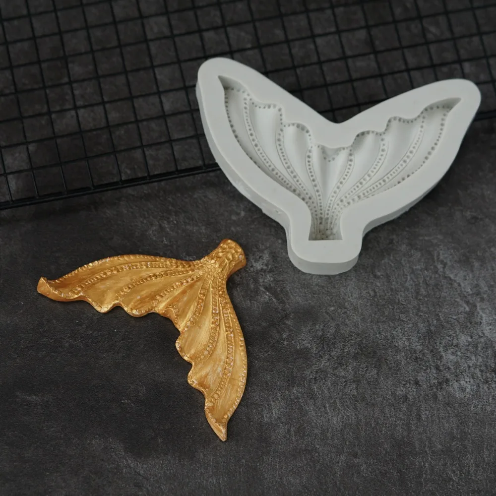 

Large Size Mermaid Shape Silicone Mold Sugarcraft Fondant Cake Chocolate Sea Ocean Fairy Tail Theme Birthday Cake Decorating