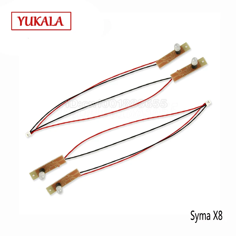 2 вида цветов Высокое качество SYMA X8 X8C X8W X8G X8HC X8HW X8HG LED RC Quadcopter Drone Orange Green Repuestos Helicopter