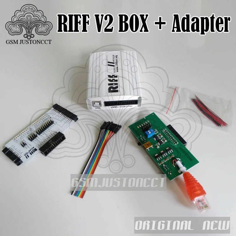 Бесплатная доставка 2019 оригинальная новинка Riff V2 коробка/riff коробка + адаптер для