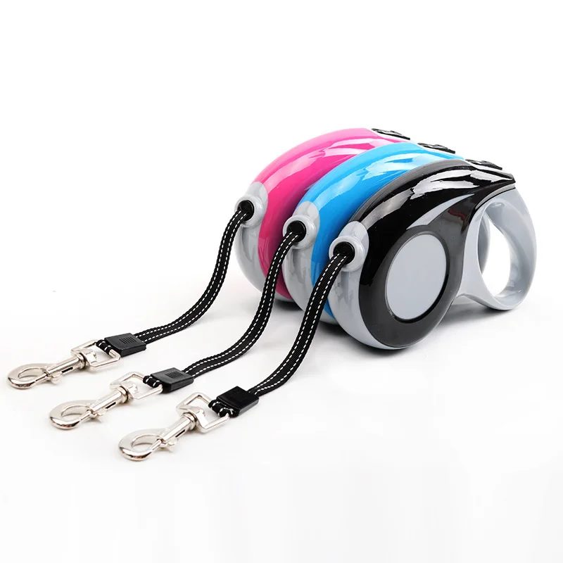 Roulette For Retractable Dogs Leashes Auto 3M/5M Cats Dog Collar Lead Puppy Nylon Small Medium Big Traction Rope | Дом и сад