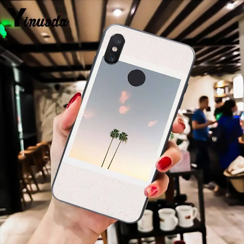 Yinuoda сладкий небо розовый великое искусство узор печати эстетическое PhoneCase для XiaomiMi6 Mix2 Mix2S Note3 8 lite Redmi5 note5 Note4 4X