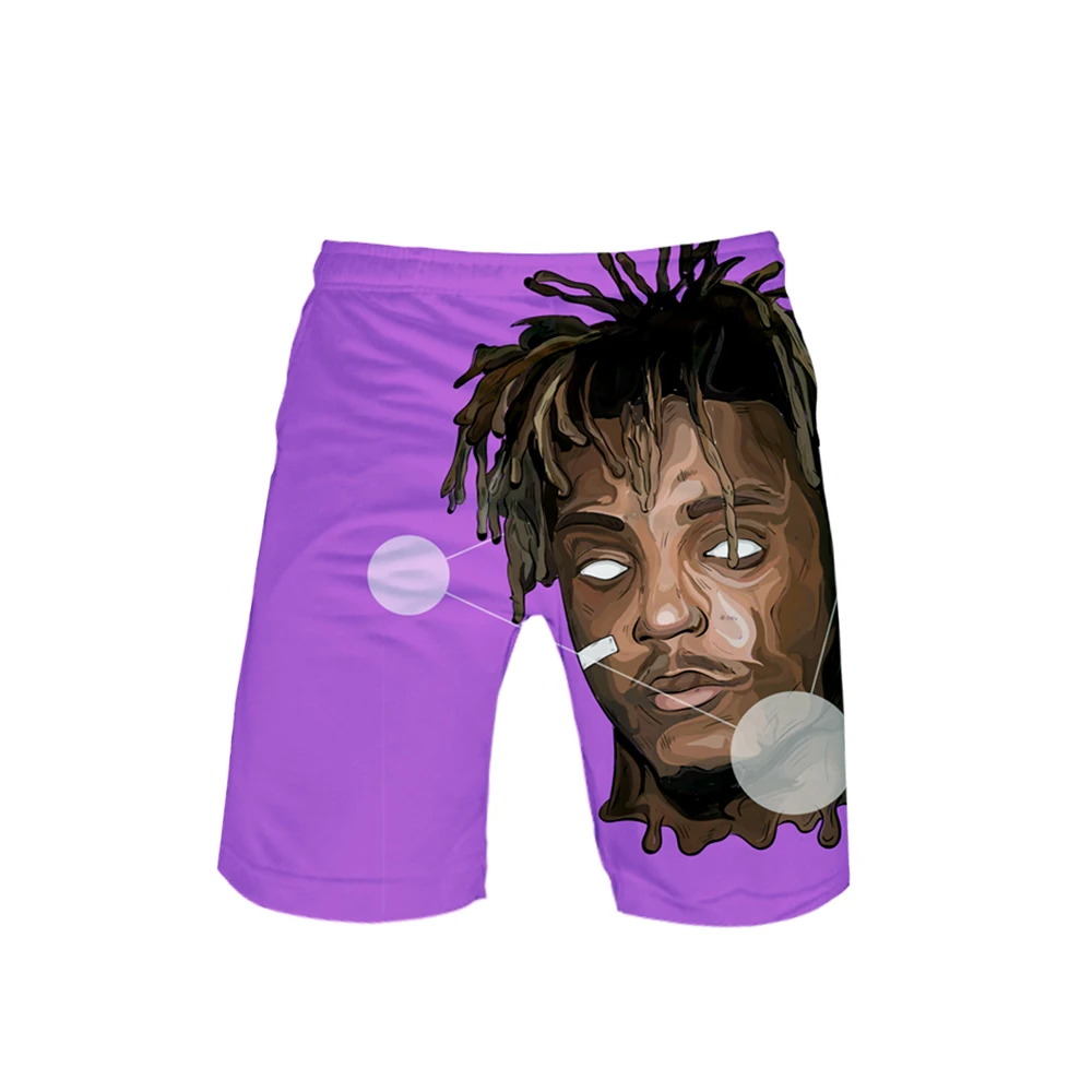 Шорты Rapper Juice WRLD мужские летние в стиле хип-хоп ловушка для эмо светящиеся мечты