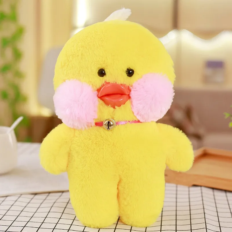 30 см Kawaii LaLafanfan кафе утка плюшевая игрушка мультяшная Милая Утка Мягкая кукла животные куклы детские игрушки подарок на день рождения для детей