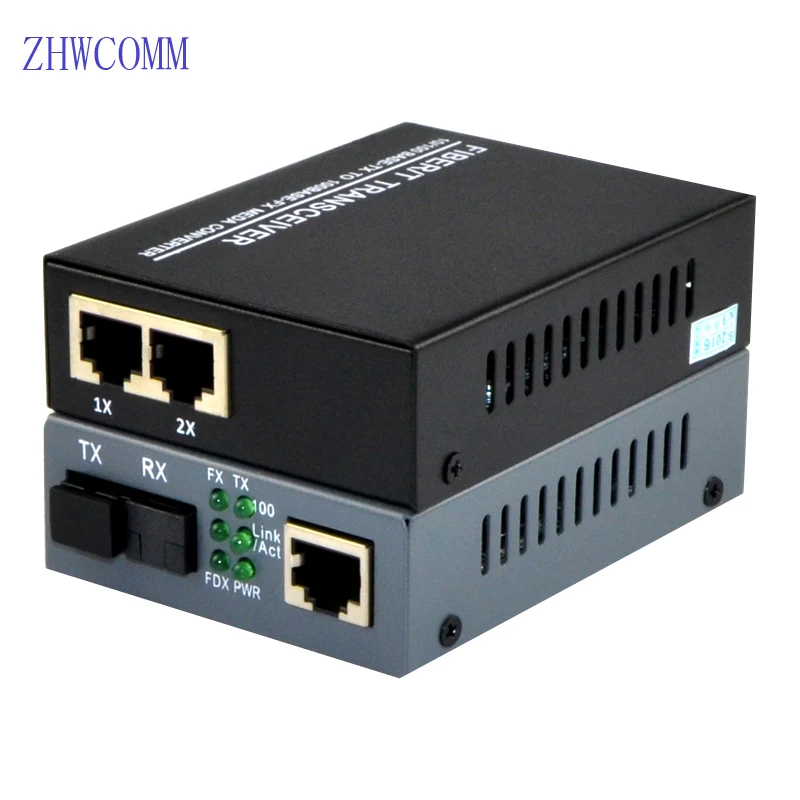 1 пара волоконный трансивер 1F2E + 1F1E 25 км|fiber transceiver|100m fiberethernet fiber switch |