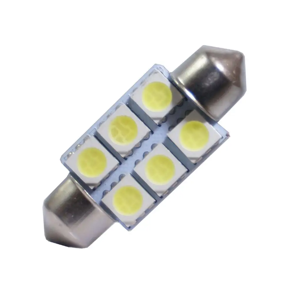 SIZE 36MM 100 шт гирлянда C3W C5W C10W Белый Красный Синий Автомобильный светодиодный светильник 31 мм 36 мм 39 мм 41 мм Автомобильный светильник внутренний светильник номерного знака светильник s 12V - Испускаемый цвет: SIZE 36MM