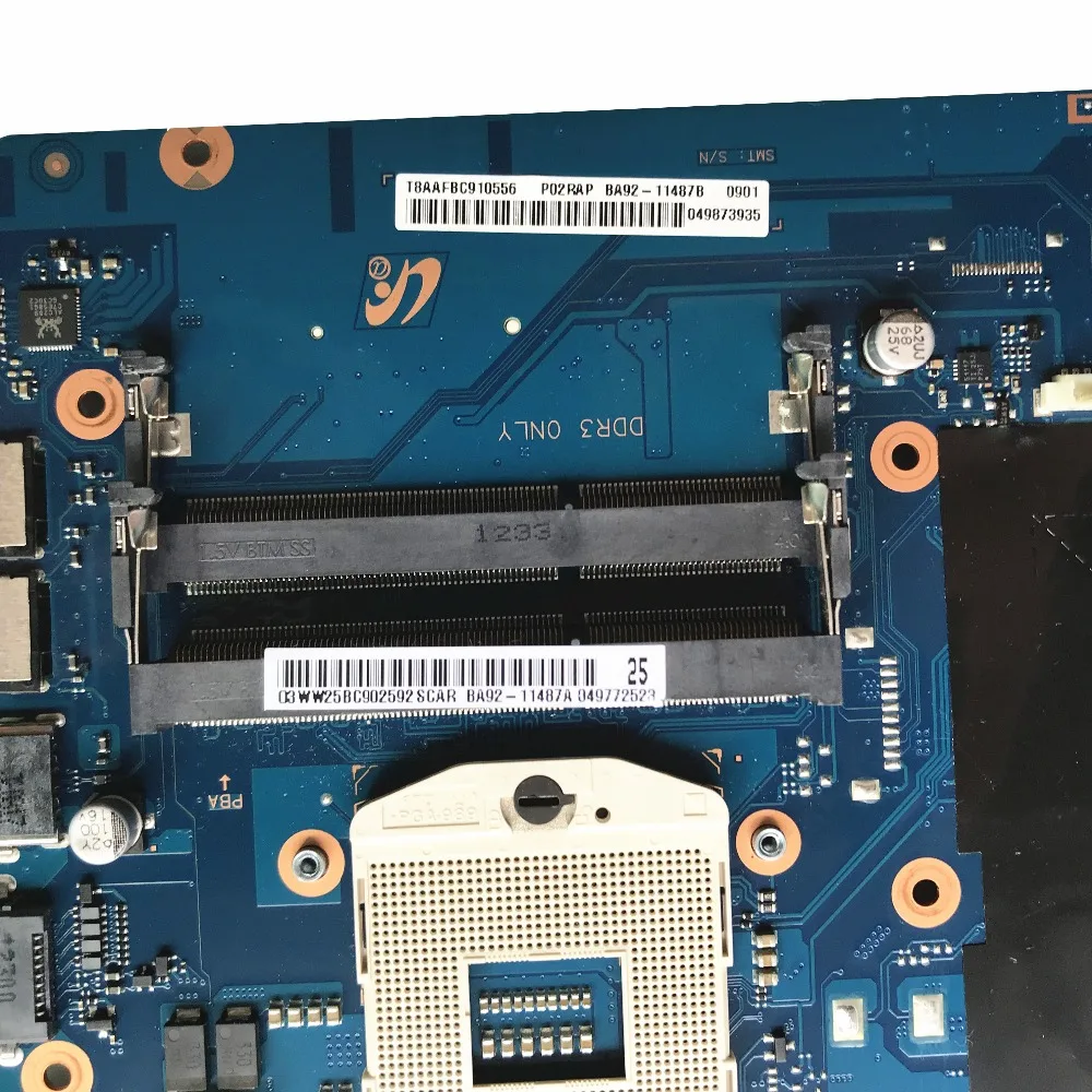 95% новая оригинальная материнская плата для ноутбука samsung NP300E5C 300E5C BA92-11487A BA92-11487B DDR3 HM75 MB протестированная Быстрая