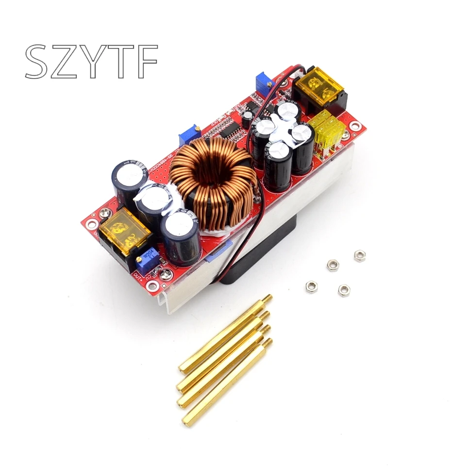 

1500W 30A high current DC-DC DC constant voltage constant current boost power supply module electric vehicle booster