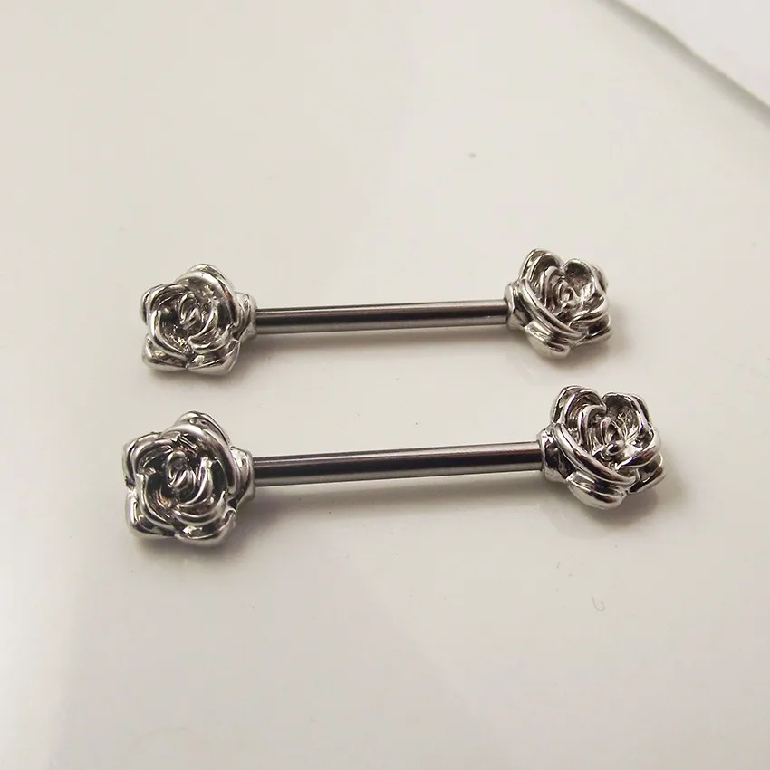 Женское кольцо в стиле панк рок 2 шт. 14 г 1 6x16 мм|nipple barbell|body piercingbody piercing jewelry |