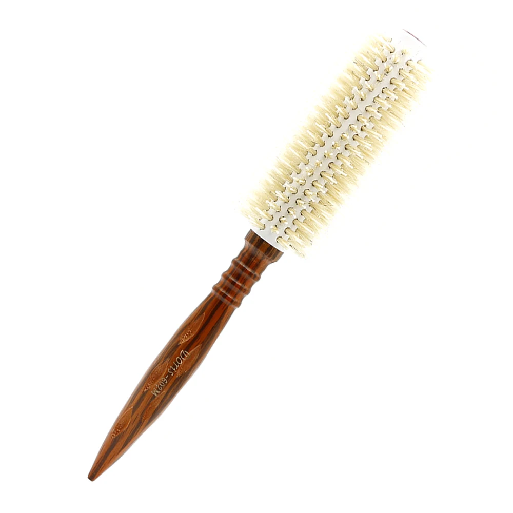 

CestoMen 3pcs/lot High Quality Wood Round Hairbrush Anti Heat Bamboo Fiber Bristle Fluffy Comb 3 Sizes Hairdressing Accessories