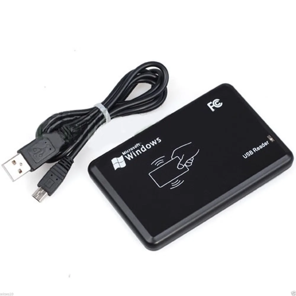 USB кард-ридер 125 кГц RFID считыватель USB Настольный диспенсер для карт читать 10 цифр Plug and play драйверы не требуются
