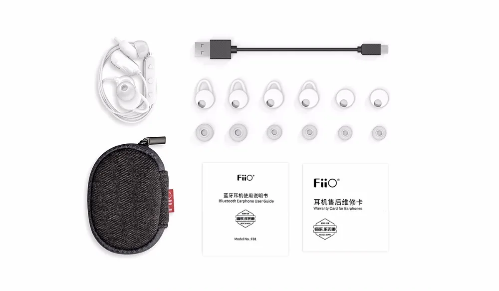 Беспроводные наушники Fiio FB1 Bluetooth 4 1 динамики 13 мм стереонаушники для музыки