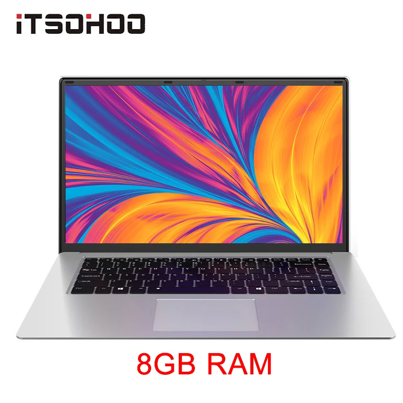 ITSOHOO ноутбук 15,6 Inch 8 Гб Тетрадь компьютер с четырехъядерным процессором 512 ГБ 1 ТБ Intel J3455 Quad core ноутбуки RJ45 ультрабук