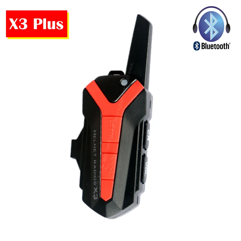 X3 Plus Bluetooth BT велосипедный шлем 1 5 3 км домофон гарнитура IP54 Водонепроницаемый 16