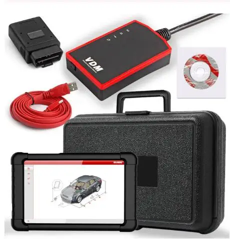 full version UCANDAS VDM wifi OBD2 Автомобильный сканер V4.5 полная система авто диагностический инструмент OBDII Автомобильный сканер UCANDAS VDM полная система OBD2 Au - Название цвета: full version
