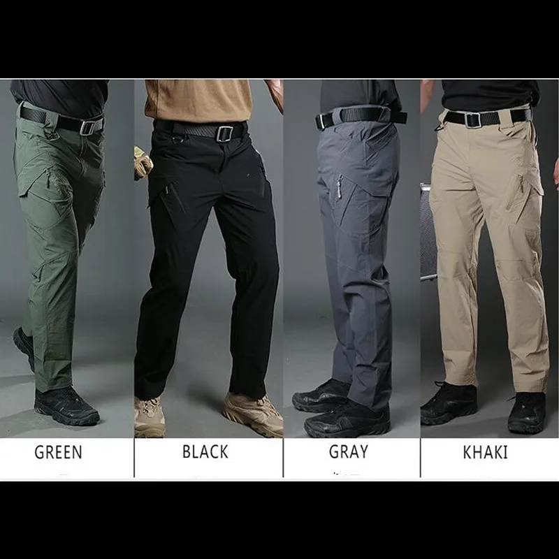 IX9 мужские тактические брюки с несколькими карманами брюки-карго военные