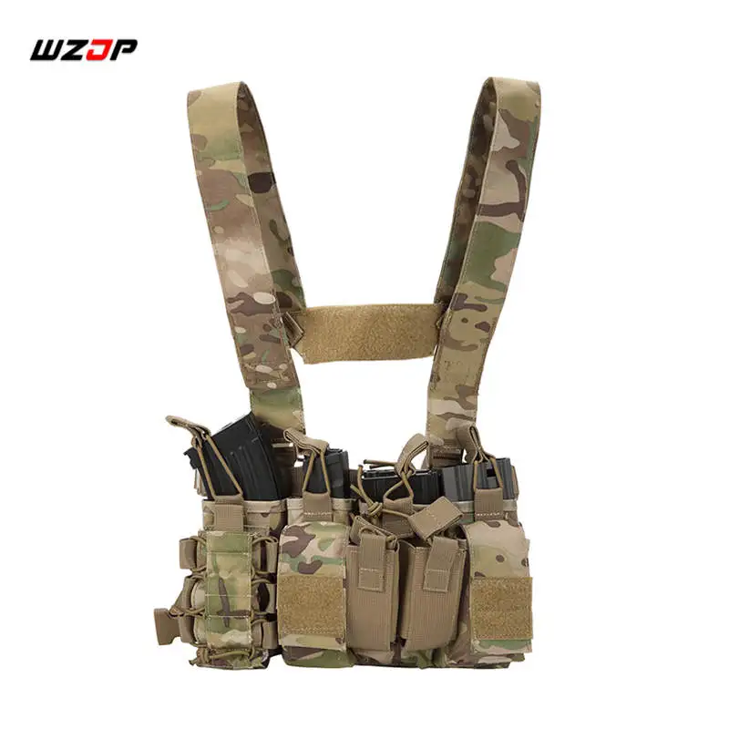 Уличный охотничий жилет WZJP тактический боевой нагрудный для страйкбола