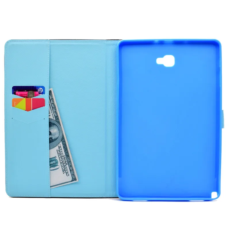 Wekays для Samsung Tab A6 10 1 кожаный чехол с цветами Galaxy A 6 2016 T585 T580 T580N чехлы