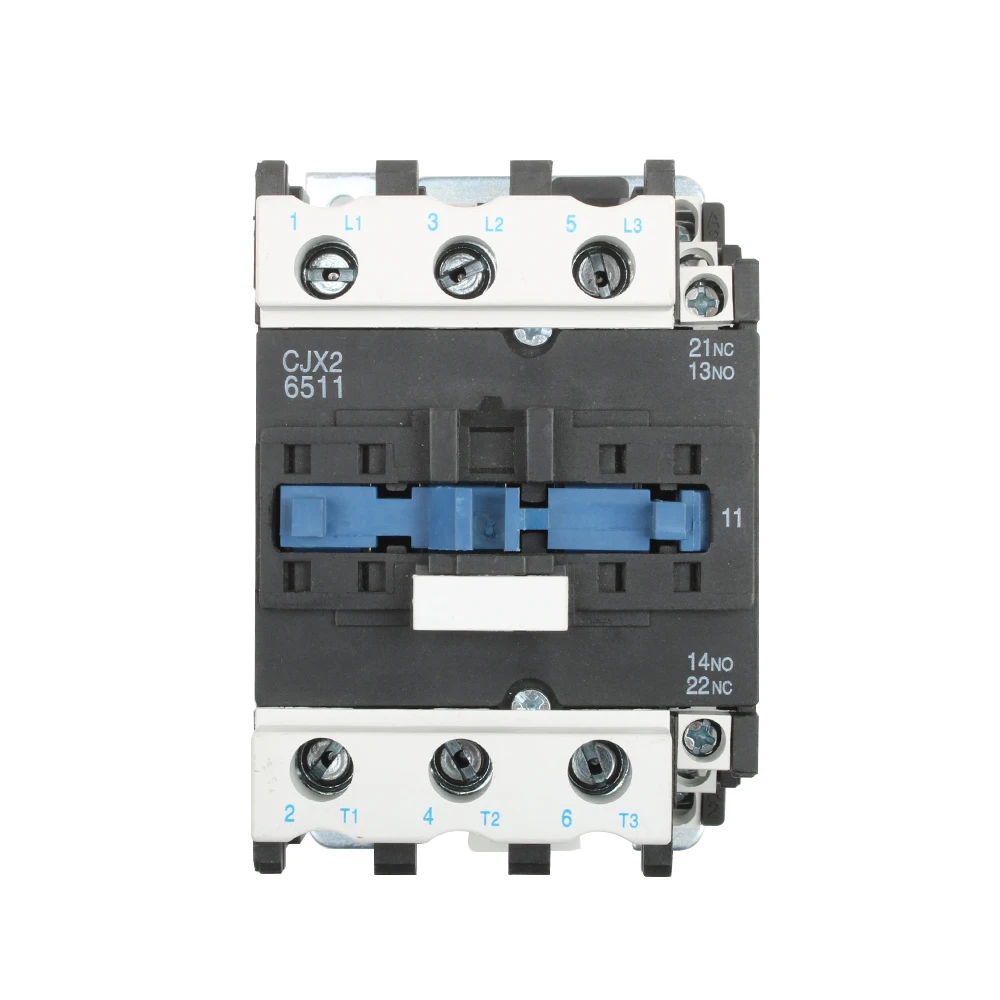 CJX2-6511 4011 5011 8011 LC1-D 24V110V 220V 380V Контактор переменного тока на Din-рейке без NC