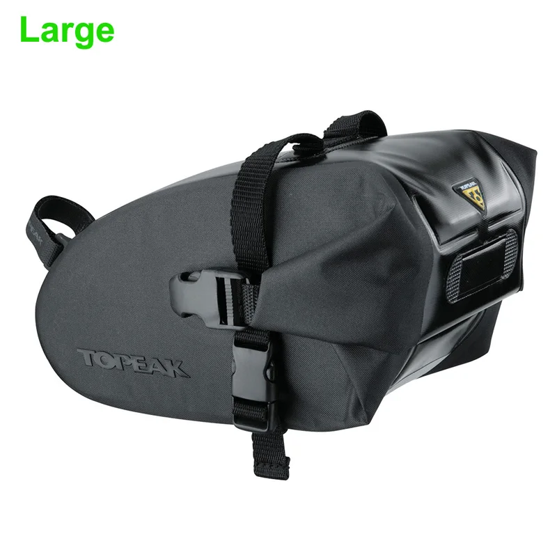 TOPEAK велосипедные сумки подходят для всех перил седла Клин DRYBAG полужесткая пена EVA защитит ваше снаряжение во время езды во влажной TT9819B - Цвет: Large