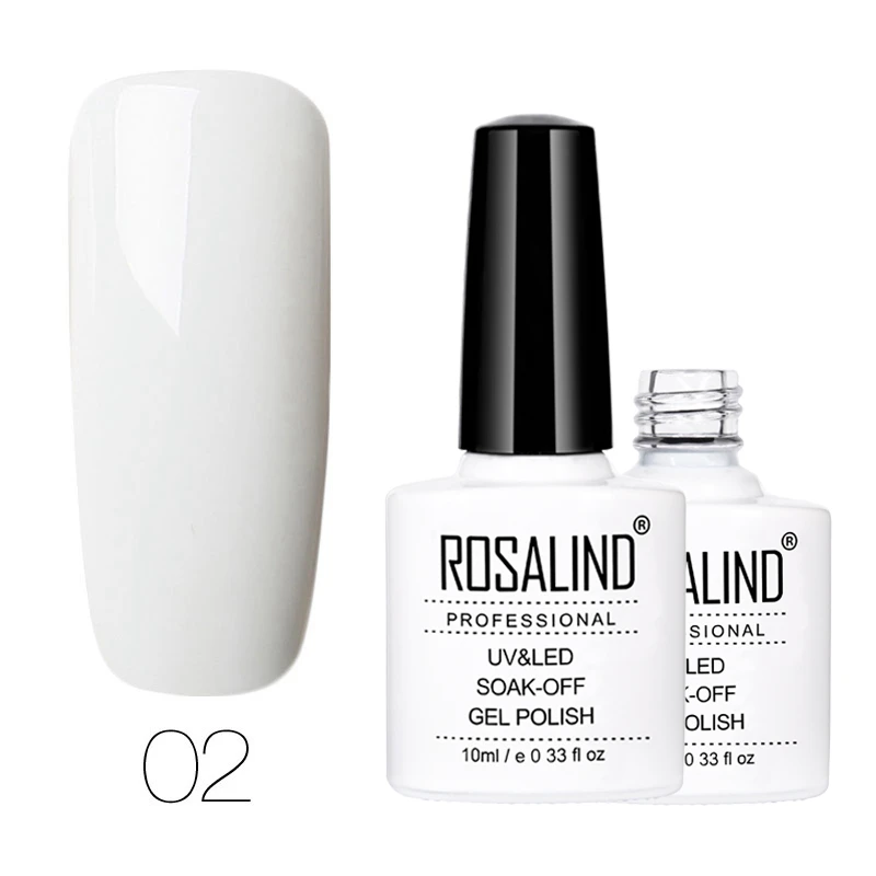 RD02 Гель ROSALIND 1, 10 мл,, чистый цвет, серия, Гель-лак для ногтей, повседневный Гель-лак, УФ светодиодный, для маникюра, для наращивания ногтей - Цвет: RD02