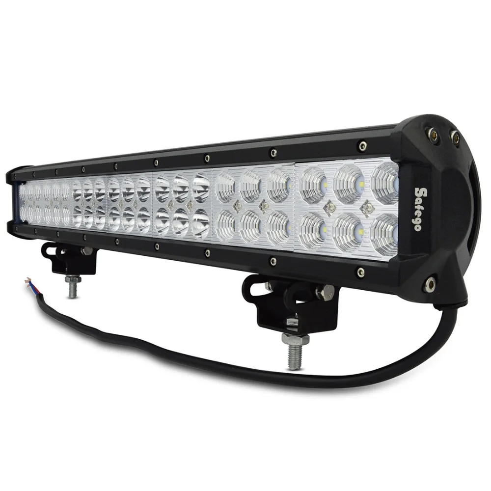Safego 20 ''дюймовый светодиодный светильник Бар 126 Вт рабочий для внедорожников