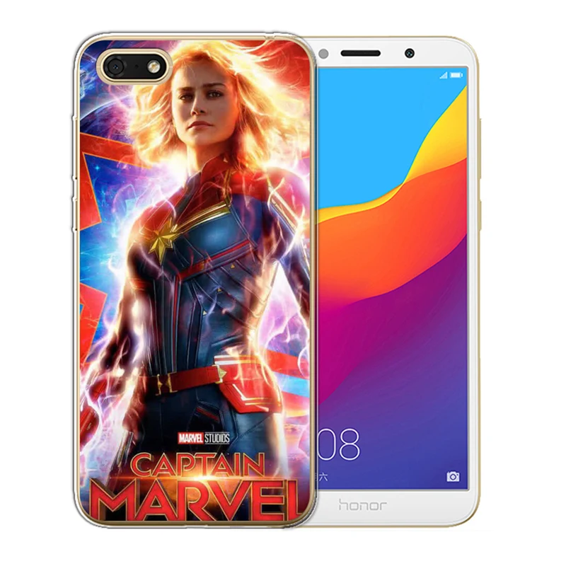 captain marvel aquaman cover funda For Huawei P8 Lite 2017 P9 P10 P20 Pro P Smart Mate 9 10 20 Honor 6A 6X 7 7X 7C 7A case Cover |
