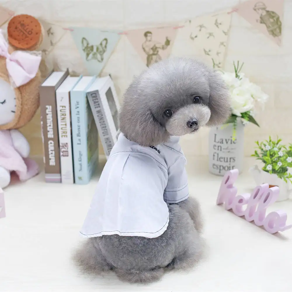 Новые черные белые собака рубашку Одежда Щенок рубашки одежда для чихуахуа