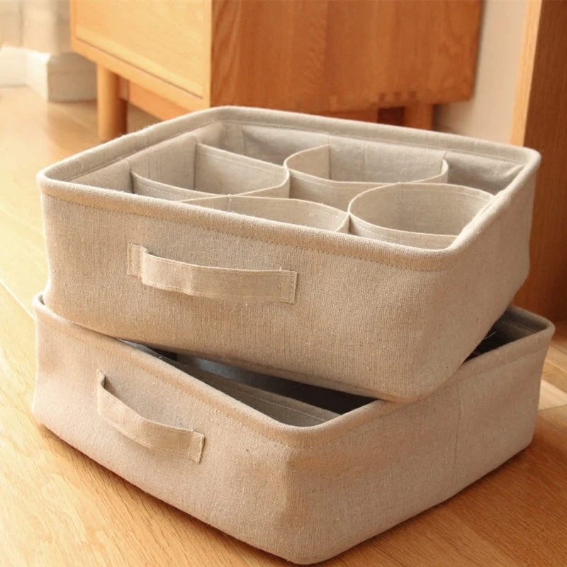 

Новый горячий складной ящик для хранения сумка Домашний Органайзер коробка бюстгальтер, нижнее белье, галстук, Органайзер хранения носков ...