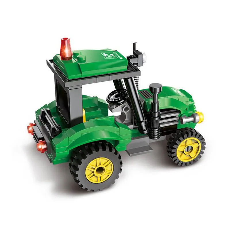 Классные! Трактор DIY строительные блоки Набор игрушек грузовик Строительные