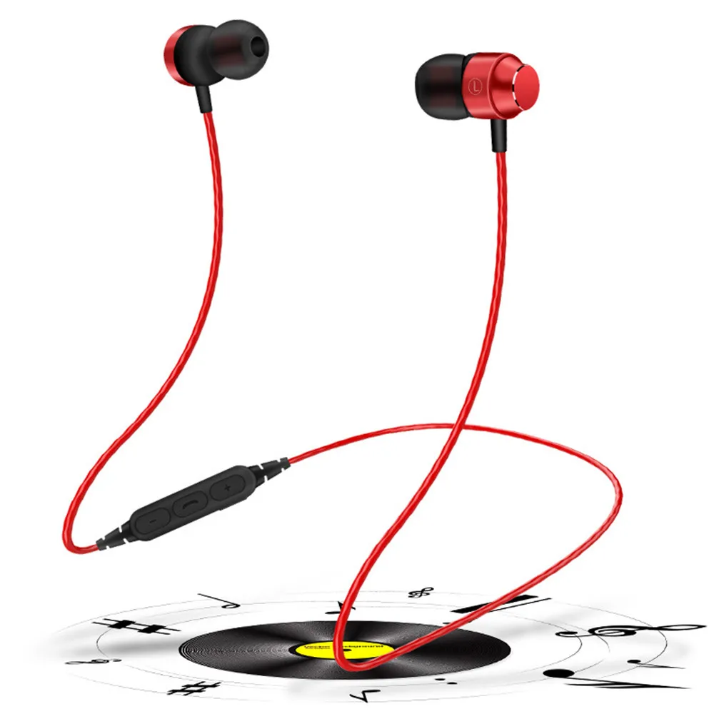B2 наушники HiFi спортивные с медным крючком магнитные всасывающие беспроводные