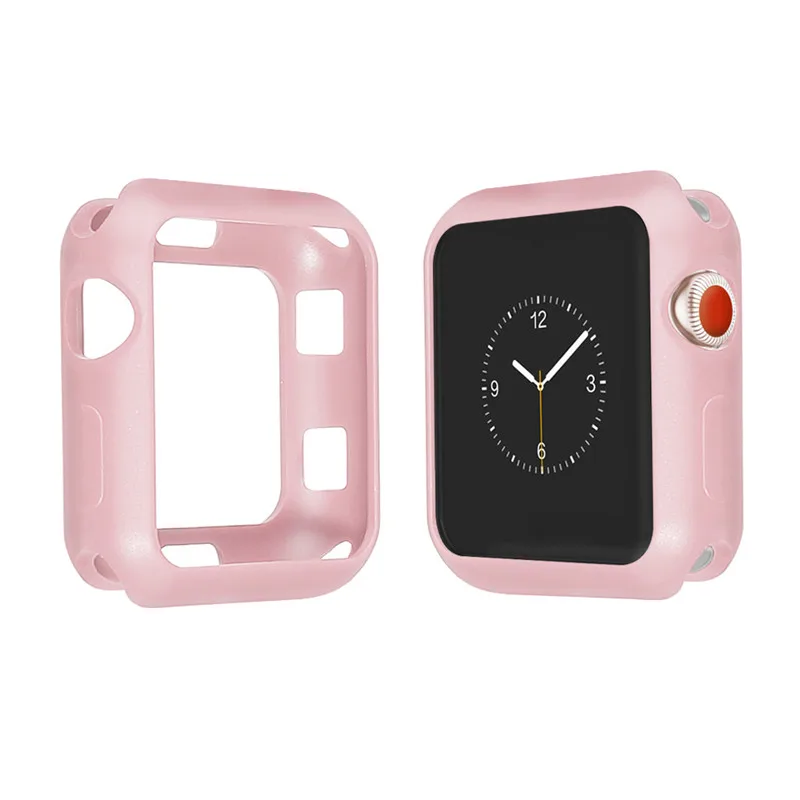 Maibosi Ультратонкий силиконовый защитный чехол из ТПУ для Apple Watch iWatch Series 1 38 мм 42