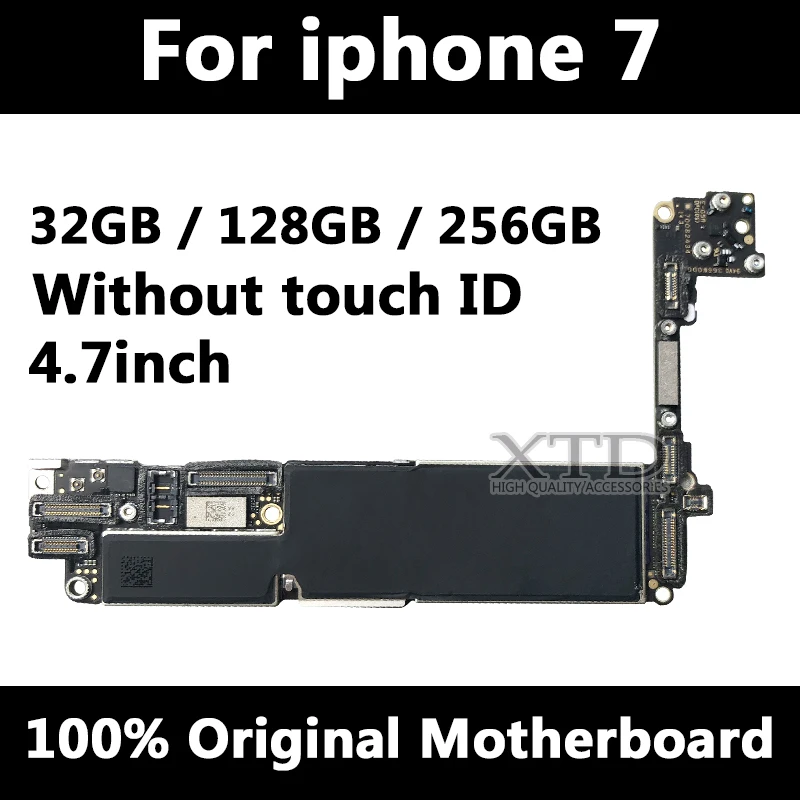 

Материнская плата для iPhone 7, разблокированная, 32/128/256 ГБ, без Touch ID