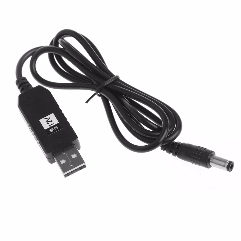USB DC 5V DC/DC 12V 2 1x5 5 мм Мужской повышающий преобразователь для маршрутизатор