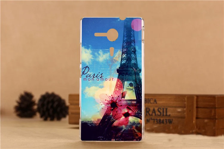 Diy 3d чехол с рисунком Эйфелевой башни для Sony Xperia SP M35h | Мобильные телефоны и