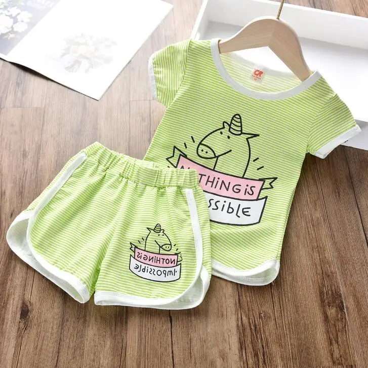 Новинка лета 2019 одежда для мальчиков Корейская версия полосатой футболки с