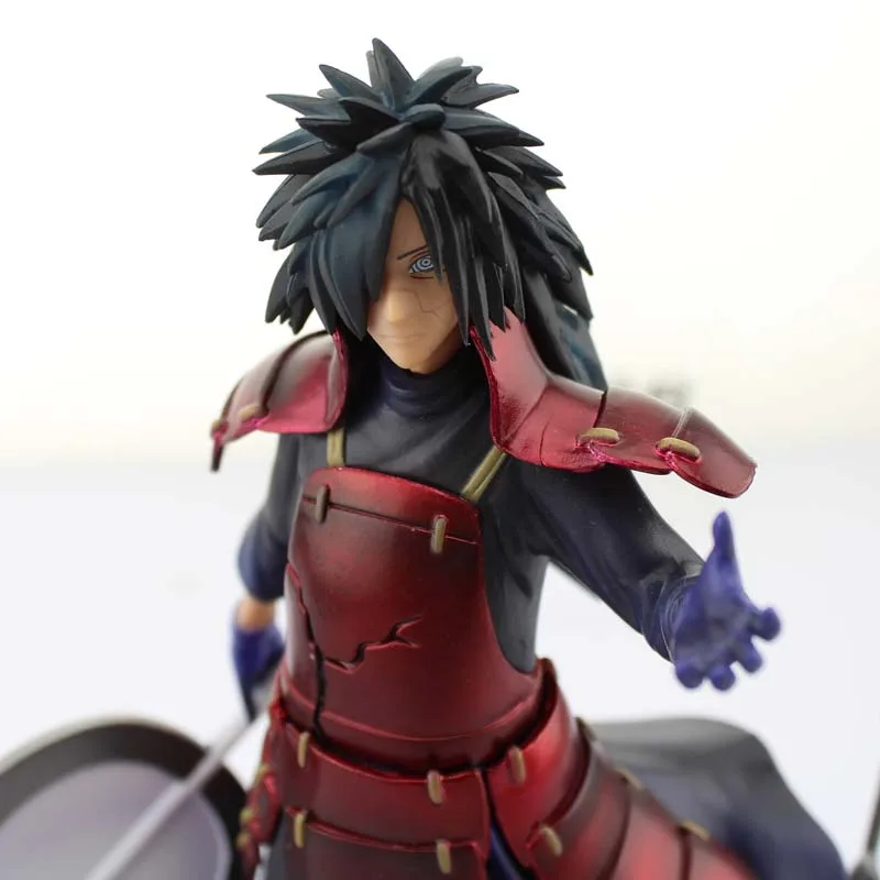 Бесплатная доставка 7 &quotНаруто Shippuden аниме Мадара Учиха в коробке 17 см ПВХ