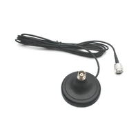 tnc microphone antenna base with magnet and 3m cable for high gain antennas aerial base