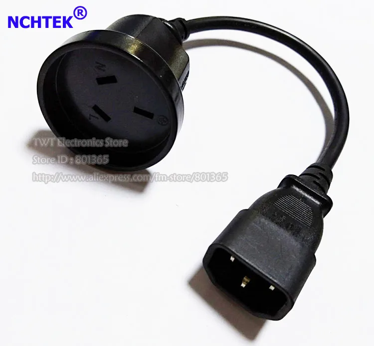 NCHTEK шнур адаптера питания для PDU PSU USP IEC 320 C14 штекер в Австралию SAA 3Pin гнездо
