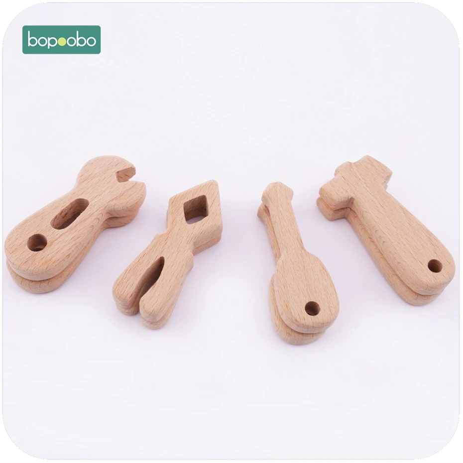 Деревянная подвеска Bopoobo 4 шт./1 комплект|pendant teether|food teetherpendant for jewelry |