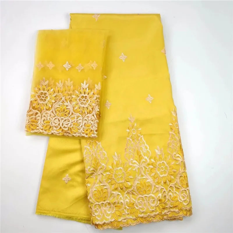 5 + 2 ярда/комплект кружевная ткань с золотыми блестками|george lace fabric|african george fabriclace
