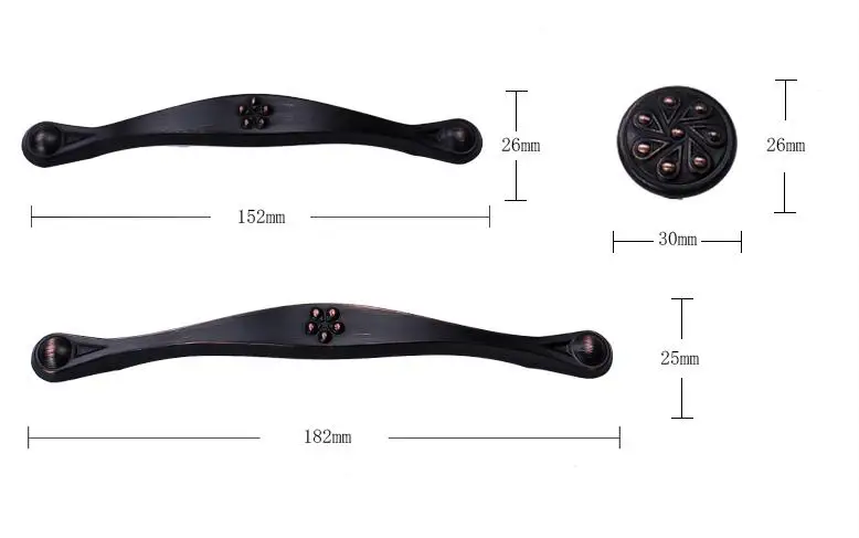 Антикварные черные кофейные ручки деревенские ящики цинковые сплав кухонный