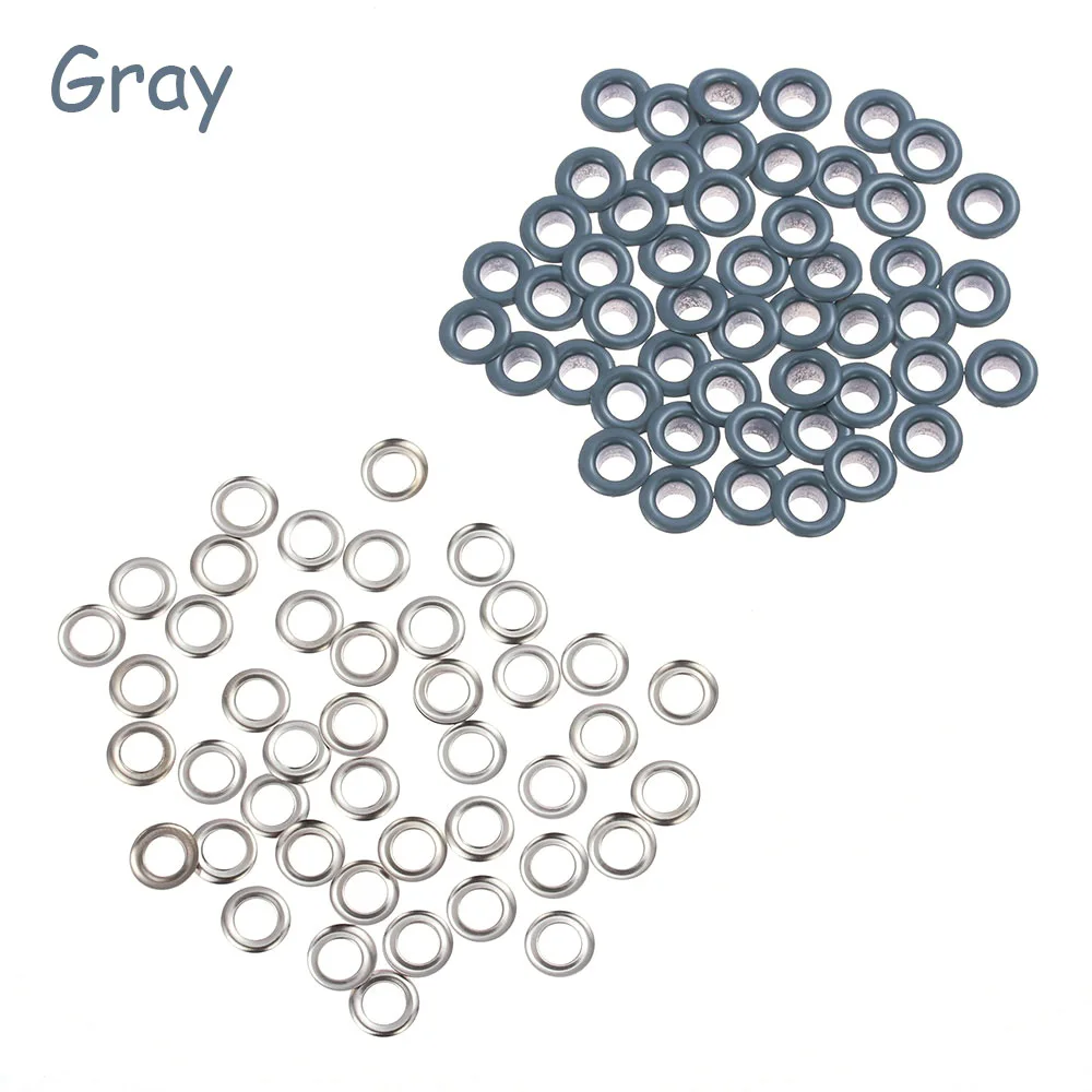 grey 50 комплектов(100 шт.) кожаные кнопки для рукоделия, железная застежка-защелка, заклепки для шитья одежды, одежды, аксессуары для украшения своими руками - Цвет: grey