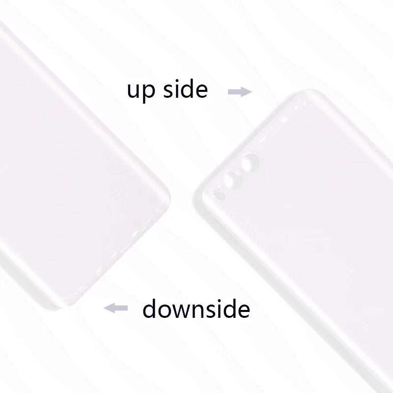 Новый задний корпус для XIAOMI Mi6 задняя крышка Mi 6 стеклянный Сменный Чехол батареи