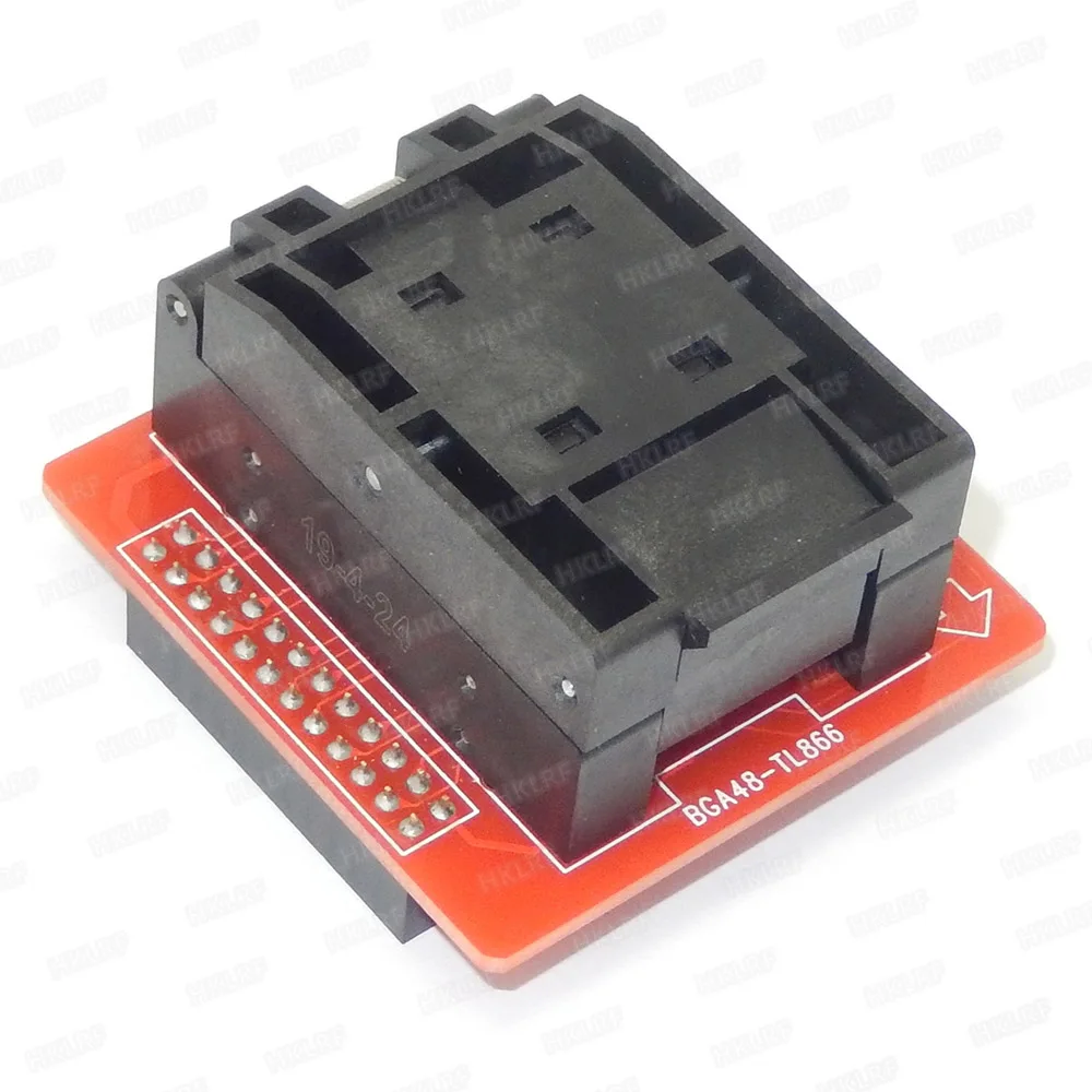 Разъем адаптера BGA48 для USB программатора Minipro TL866II Plus TL866CS TL866A|Калькуляторы| |