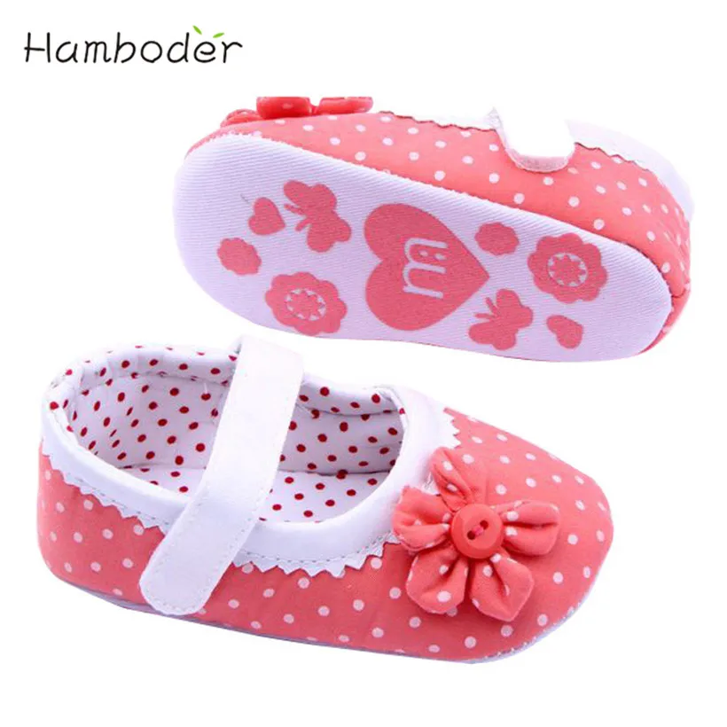 2017 Летняя обувь с волнистыми цветами для маленьких девочек из искусственной кожи